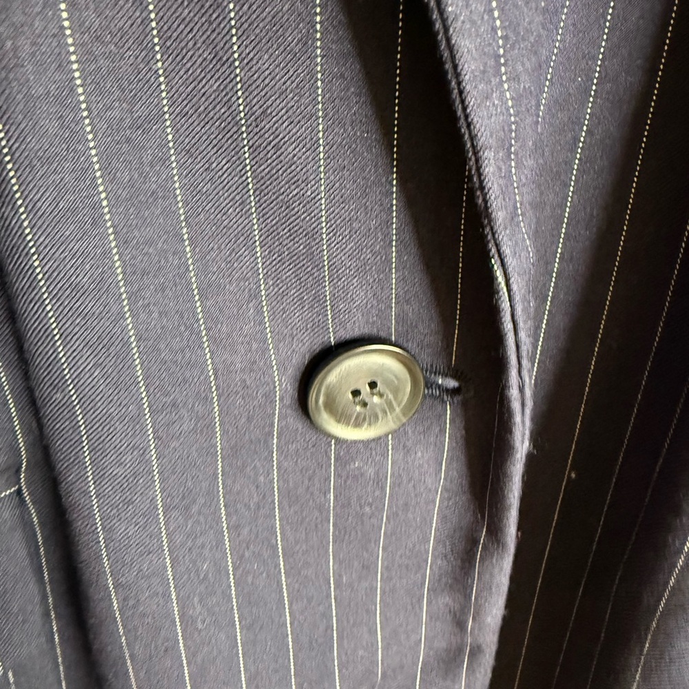 Women’s NWT Halogen/ Nordstrom Navy Pin  Striped Blazer, 3X - Picture 11 of 14